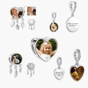 Custom Photo Charms Locket – Memory Picture Charms for Bracelets