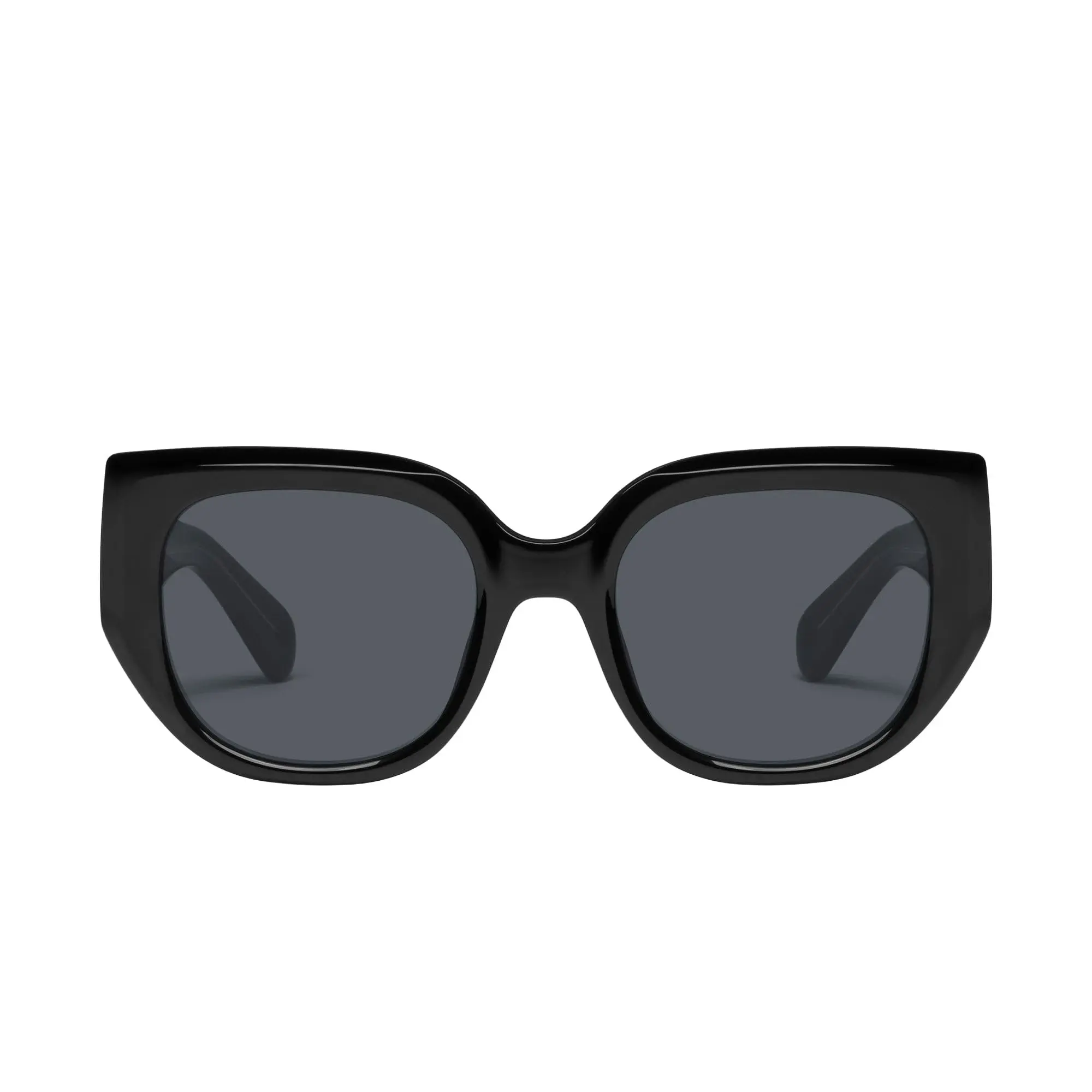 QUAY AUSTRALIA Women's Trendy Square Frames Modern Sunglasses - UV Protection Lenses (Busy Busy, Black), Trendy Square Sunglasses, Square Frames Sunglasses