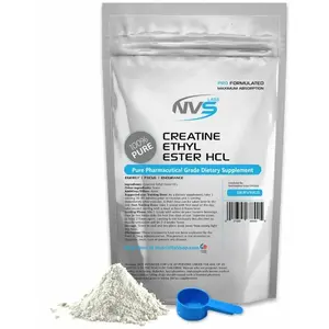NVS CREATINE ETHYL ESTER HCL POWDER KOSHER -BUILD MUSCLE- CEE USP GRADE USA