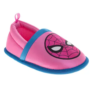 Spiderman Kids' Slippers  Cozy, Plush, and Fun House Footwear (Toddler / Little Kid)