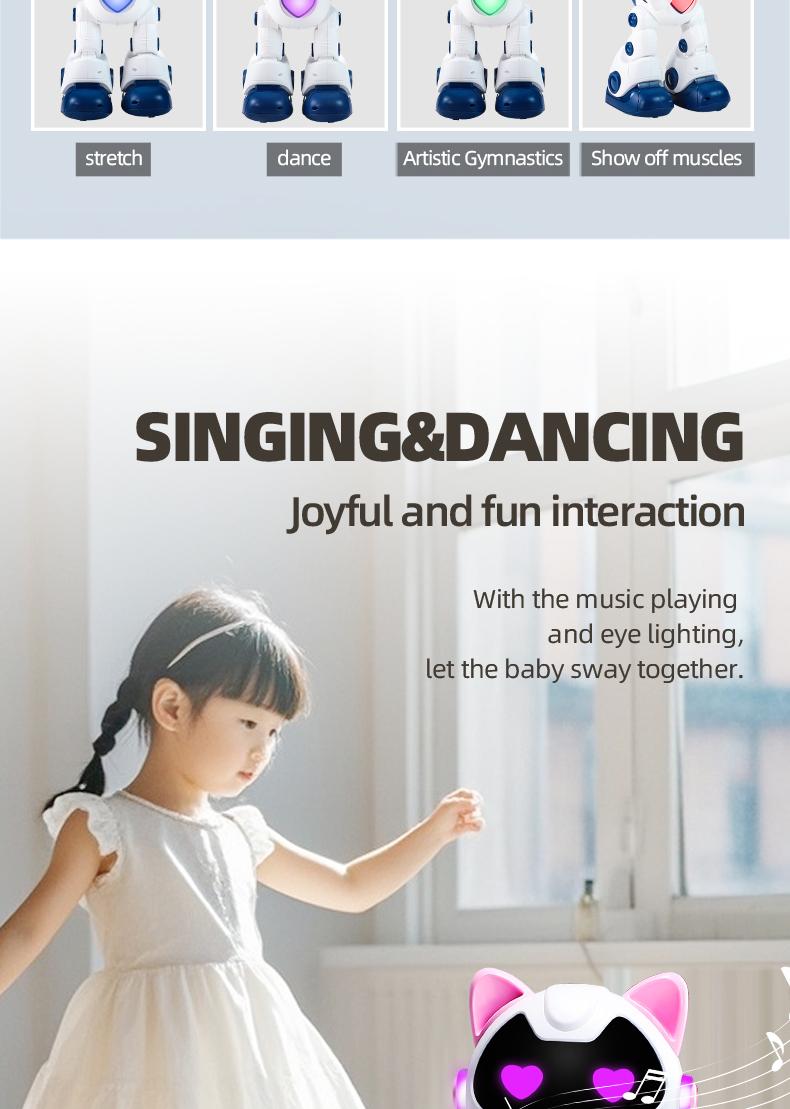 Robot for Kids Programmable Interactive STEM RC Robot Voice Control Control Gifts for Boys Girls 6-15 EnhancesReaction Ability and Creativity Home  Figurines Miniature Models Household Supplies Decorations  Figurines Statues Doll Decorations