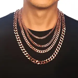 Copper Cuban Link Chain