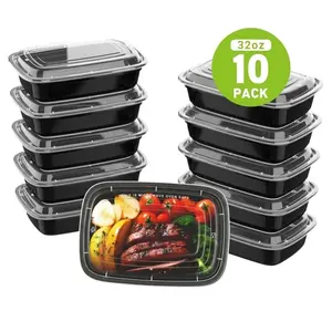 Restore Your Fridge!✨ 10 Pack 32oz Meal Prep Containers with Lids| Reusable BPA-Free Food Storage| Microwave & Freezer Safe Kitchen Organizer