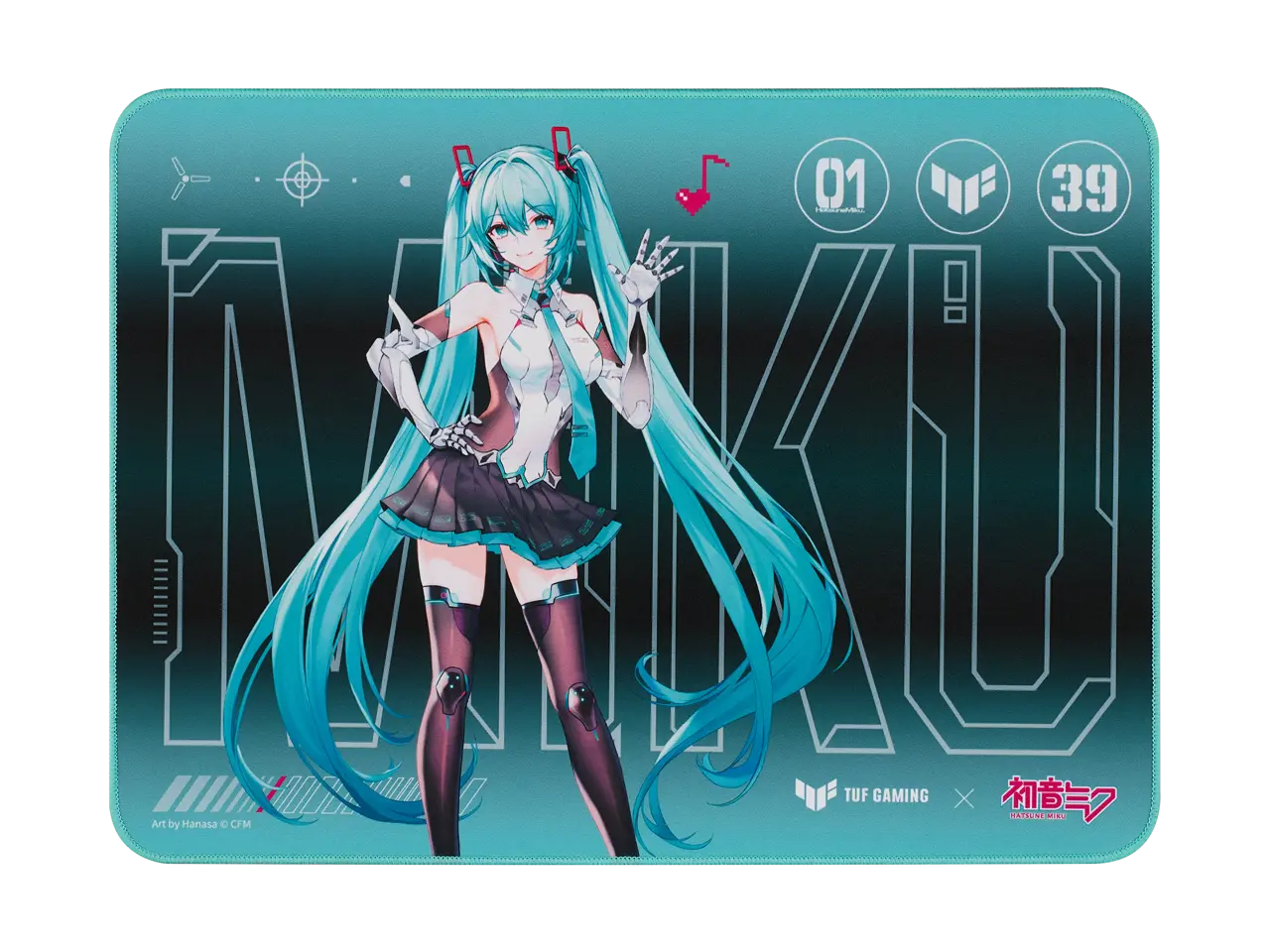 ASUS NC19 TUF GAMING P1 HATSUNE MIKU EDITION Gaming Mouse Pad
