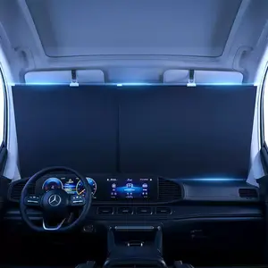 Retractable Anti-UV Light Car Windshield Sunshade