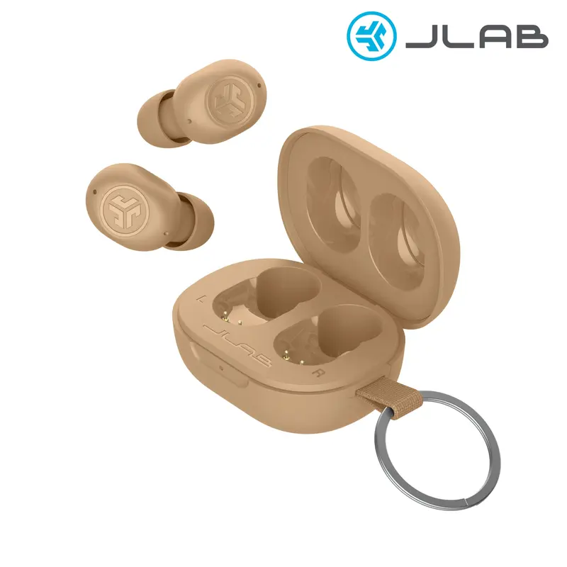 JLab JBuds Mini Tones Bluetooth 5.3 Earbuds Compact IP55 Dustproof Noise-Canceling 20 Hours Playtime Android Compatible Safe Mode Wireless Headphones