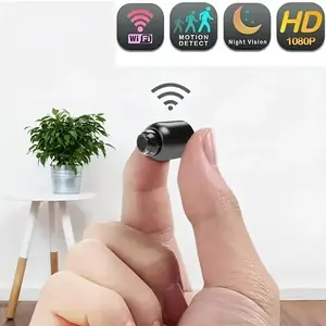 [Upgraded] 1080P HD Mini WiFi Mobile Camera with Infrared Night Vision, Motion Detection Indoor Wireless Security Camera, Remote Viewing, Baby Pet Nanny Cam Monitor