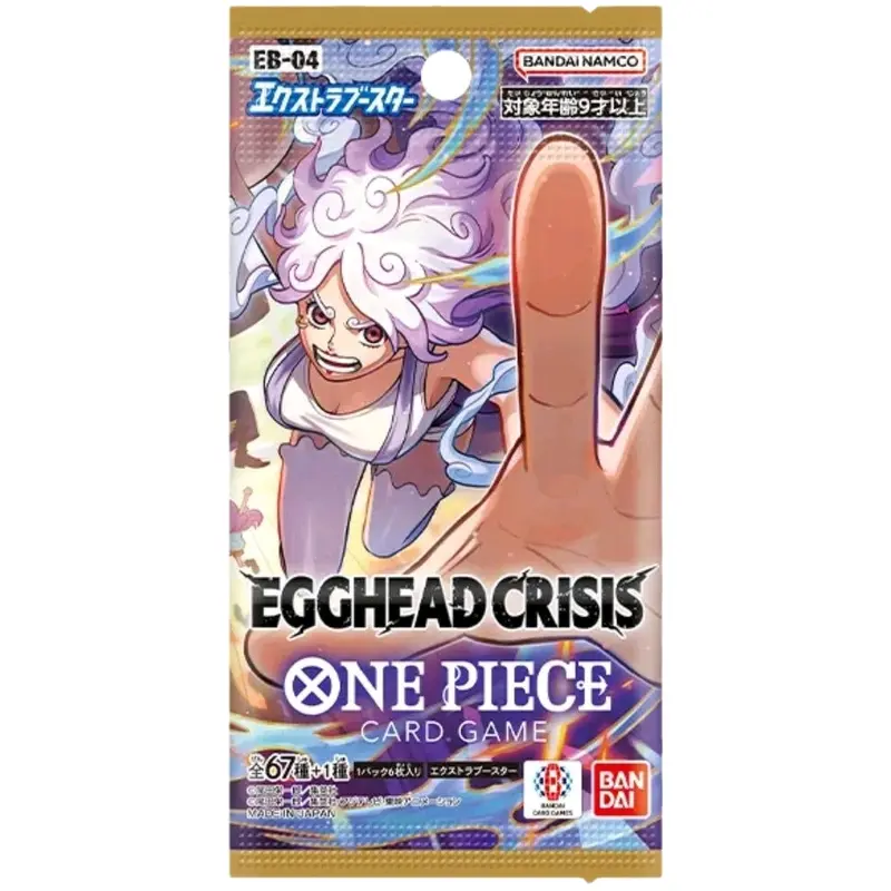 ワンピース 神の島の冒険 4BOX EGGHEAD CRISIS 1BOX Bandai Namco Japanese One Piece EB04 Egghead Crisis Booster Box