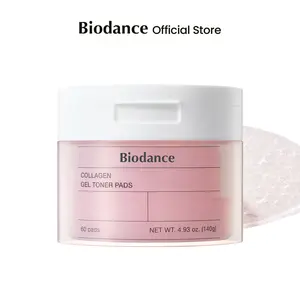 [Biodance Official] Collagen Gel Toner PadㅣPore Perfecting, Improving Elasticity, Korean skincare, Anti-aging, Jelly Toner Pads for Sensitive Skin, Glow&Glass Skin, Soft& | 60ea