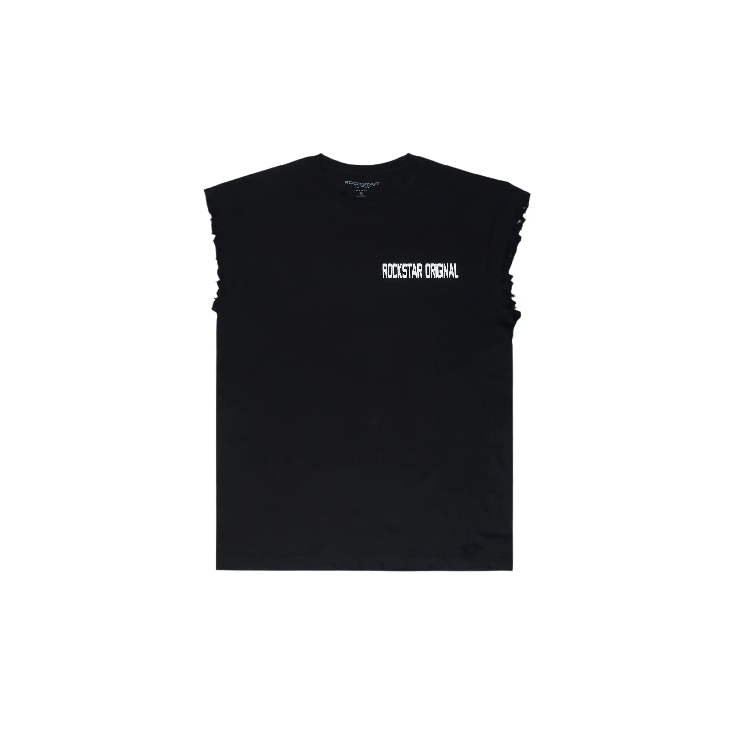 Corven Black Cut Off T-Shirt