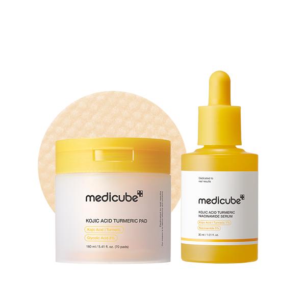 Kojic Acid Turmeric Power Duo for Face & body | Ideal for Troubled Skin & Use After Spot Care | Soothing & Calming with Kojic Acid, Turmeric, Niacinamide Kojic Acid Turmeric Power Duo for Face & body | Ideal for Troubled Skin & Use After Spot Care | Soothing & Calming with Kojic Acid, Turmeric, Niacinamide