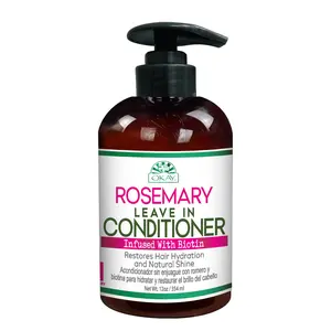 OKAY Rosemary Leave-In Conditioner with Biotin – Hydrates, Strengthens & Protects – Vegan, Sulfate-Free – 12 oz / 354 ml