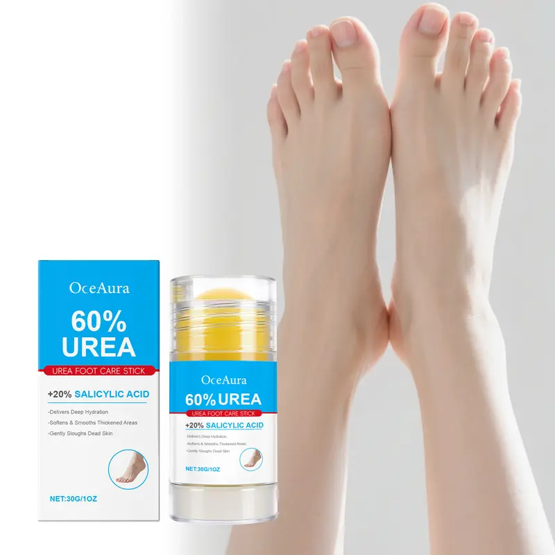 OceAura Foot Moisturizing Care Stick — Gentle Cleansing for Foot Skin & Calluses, Refreshing & Nourishing