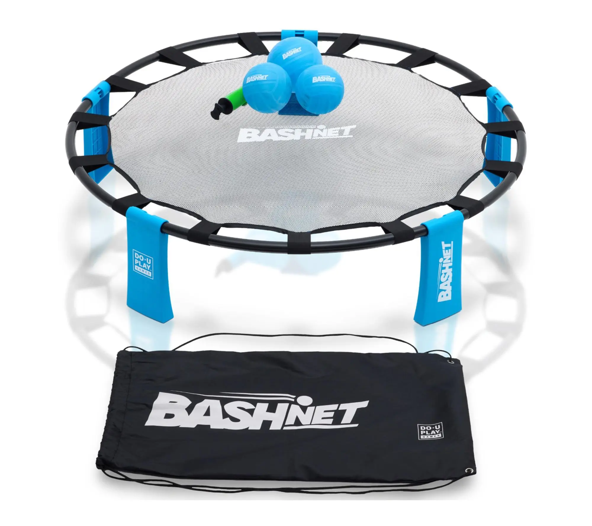 Bash Net Game Set - Volleyball-Meets-Trampoline Hybrid for Indoor/Outdoor Play