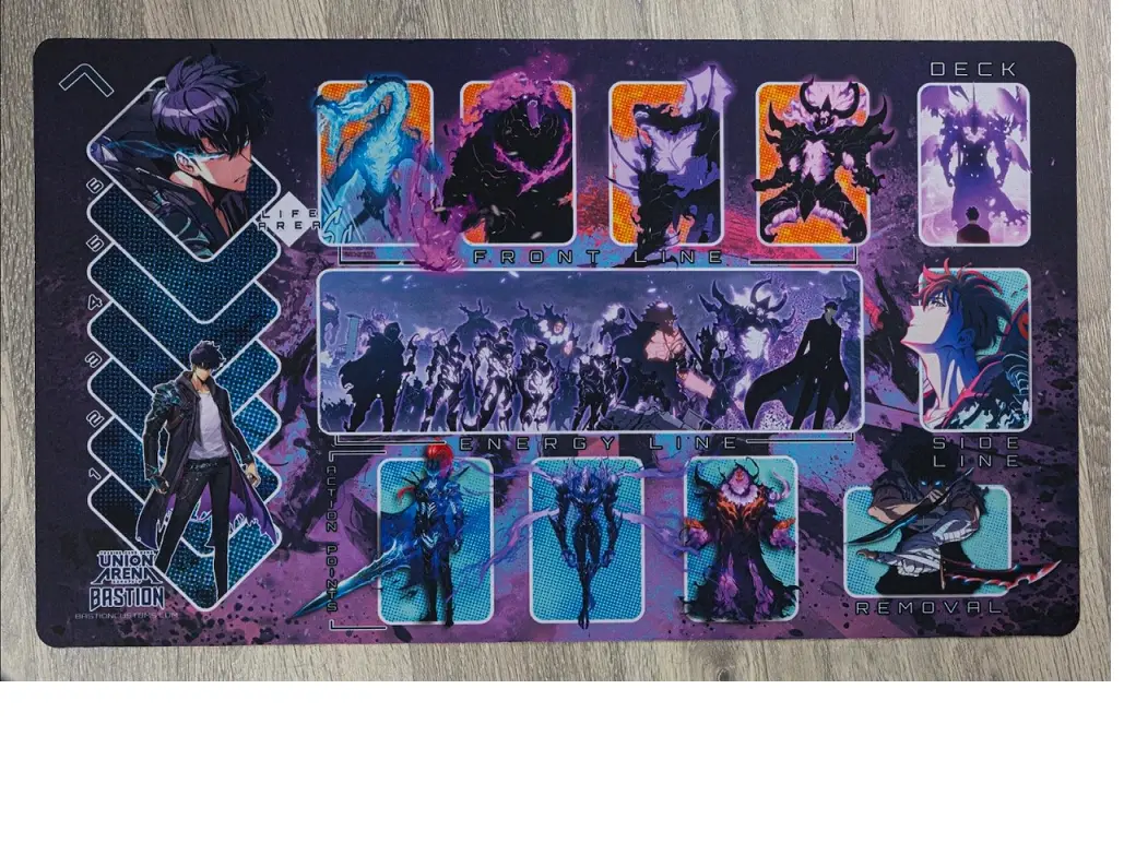 Solo Leveling Union Arena Mouse Pad and Playmat Anime Desk Mat Mousepad Gift for Gamers Office
