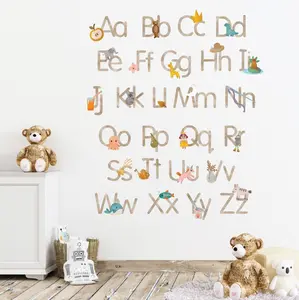 Alphabet Wall Decals | Letters With Pictures Wall Stickers A-Z