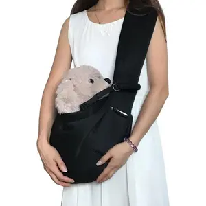 Portable Pet Crossbody Bag for Cats and Small Dogs, Lightweight Breathable Shoulder Pet Carrier Backpack, Hands-Free Outdoor Travel Pet Bag, Comfortable Secure Design for Daily Walks, Shopping, Trips, and Outdoor Adventures