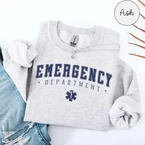 Emergency Department Sweatshirt, Emergency Room Sweater,  Gift For Coworkers, ER Nurse Crewneck, Emergency Crew Gift, ER Squad Gift