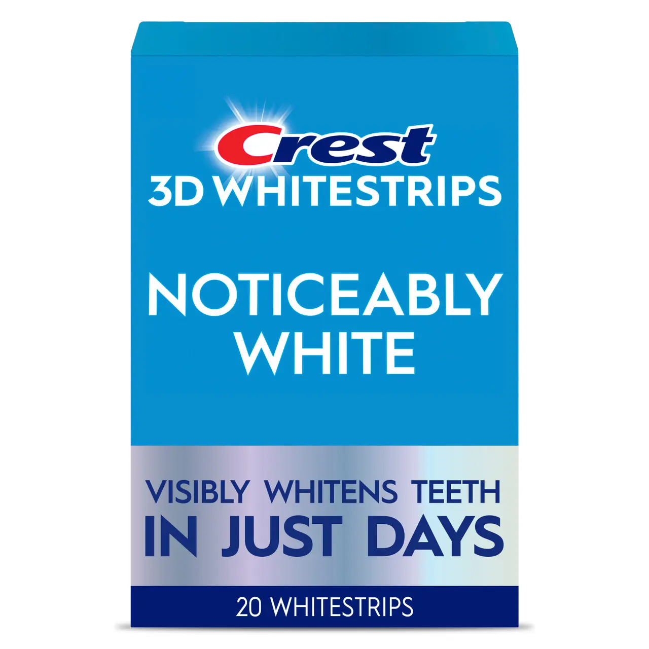 Crest 3DWhitestrips Noticeably White