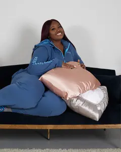 Rose Gold Reversible Satin Bonnet Pillowcase