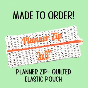 Made to Order: Elastic Planner Pouch