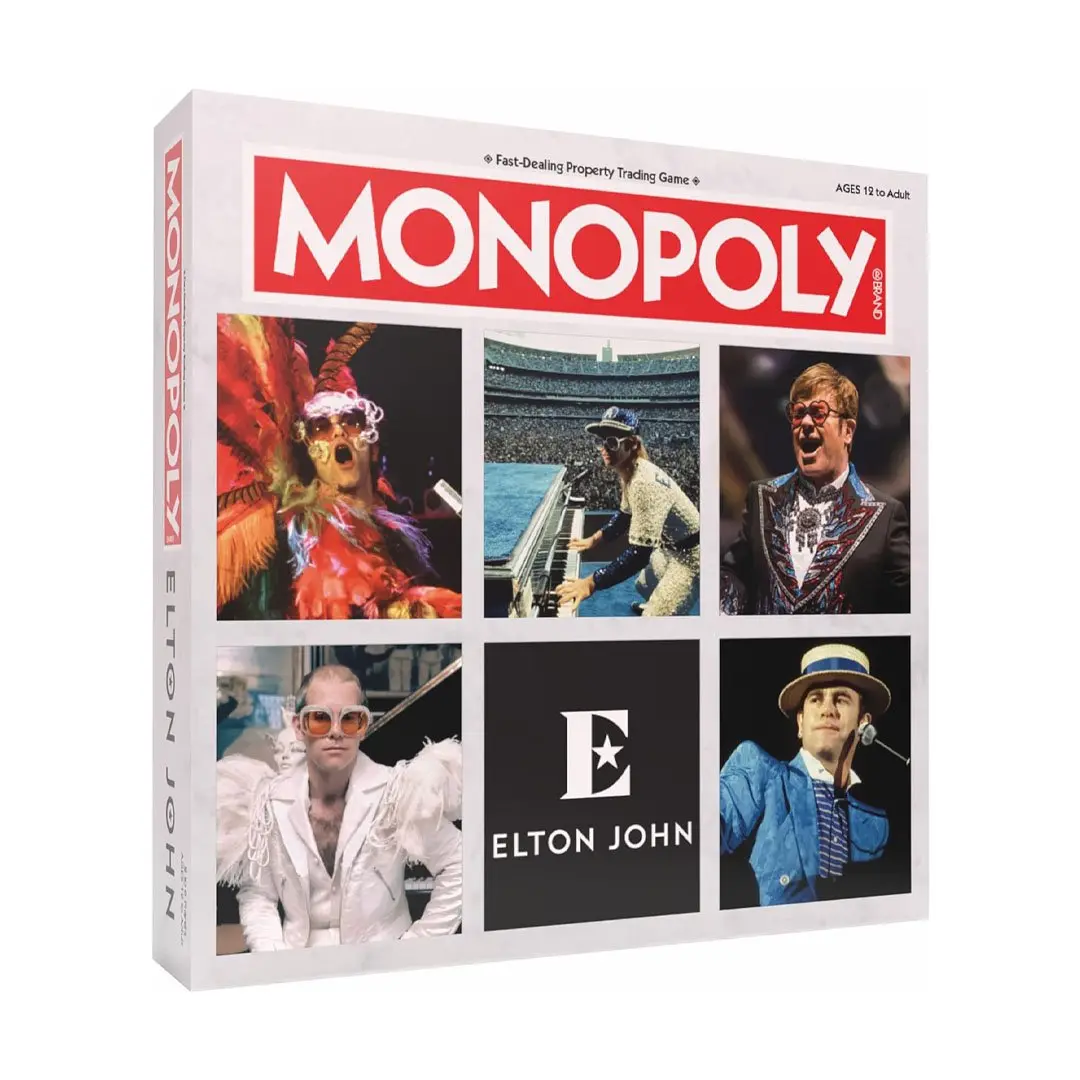 Hasbro Monopoly: Elton John Strategy Board Game, Tabletop Game for Family Fun, Tabletop Games