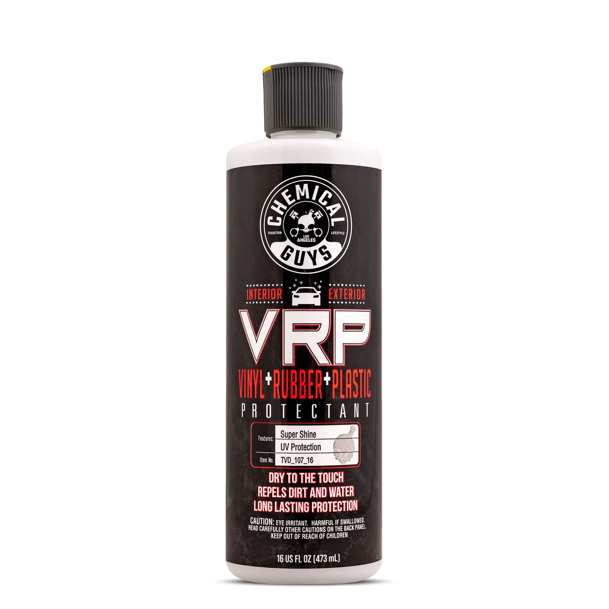 CHEMICAL GUYS VRP Vinyl, Rubber, Plastic Protectant - Interior Car Cleaner, Detailing Products, Surface Cleaner, Dry-to-the-Touch UV Blocking Formula, Long Lasting Protection for Car Trim, Tires, Bumpers