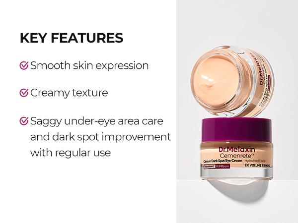 [Dr.Melaxin Official] Calcium Dark Spot Eye Cream | Dark Circle, Anti-aging, Sagging, Elasticity | Korean Cosmetics