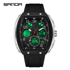 Sanda Digital Watch : Multifunctional Sport Chronograph with Luminous Display, Alarm & Waterproof Design - Includes Gift Box