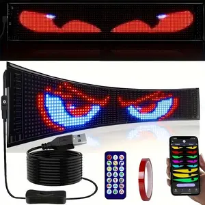 Programmable Scrolling LED Sign Outdoor Digital Display Message Board High Brightness Full Color Energy Saving Waterproof for Schools Shops Businesses