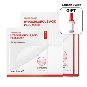 [NEW] [medicube] Hypochlorous Acid Peel Masks | Peel-Off Sheet Mask for Excess Sebum & Pore Care | Panthenol, Hyaluronic acid for Hydrating & Pore-Refining Care | Korean Skincare, (13ml / 0.43 fl. oz. X 3ea)