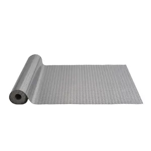 VEVOR Garage Floor Mat 4.9x19ft Vinyl Garage Flooring Roll Anti-Slide Diamond Texture Gray Garage Mats for Under Car 93 sqft Covering Space DIY PVC Garage Floor Mat for Gyms Boats Car Trailer