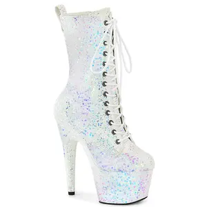 Pleaser Adore-1040-IG Women's Lace-Up Boot, Stylish Fashion Footwear