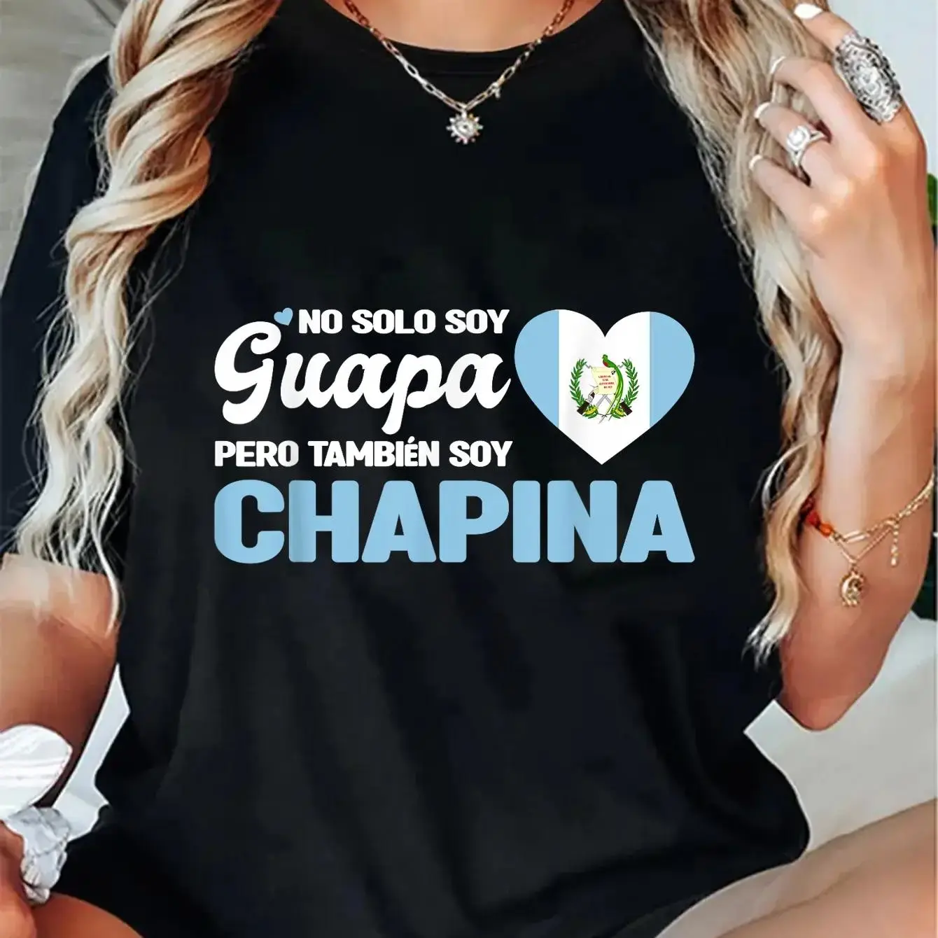 100% Cotton Unisex Soy Chapina - Guatemalteca Guatemalan Chapina Guatemala T-Shirt