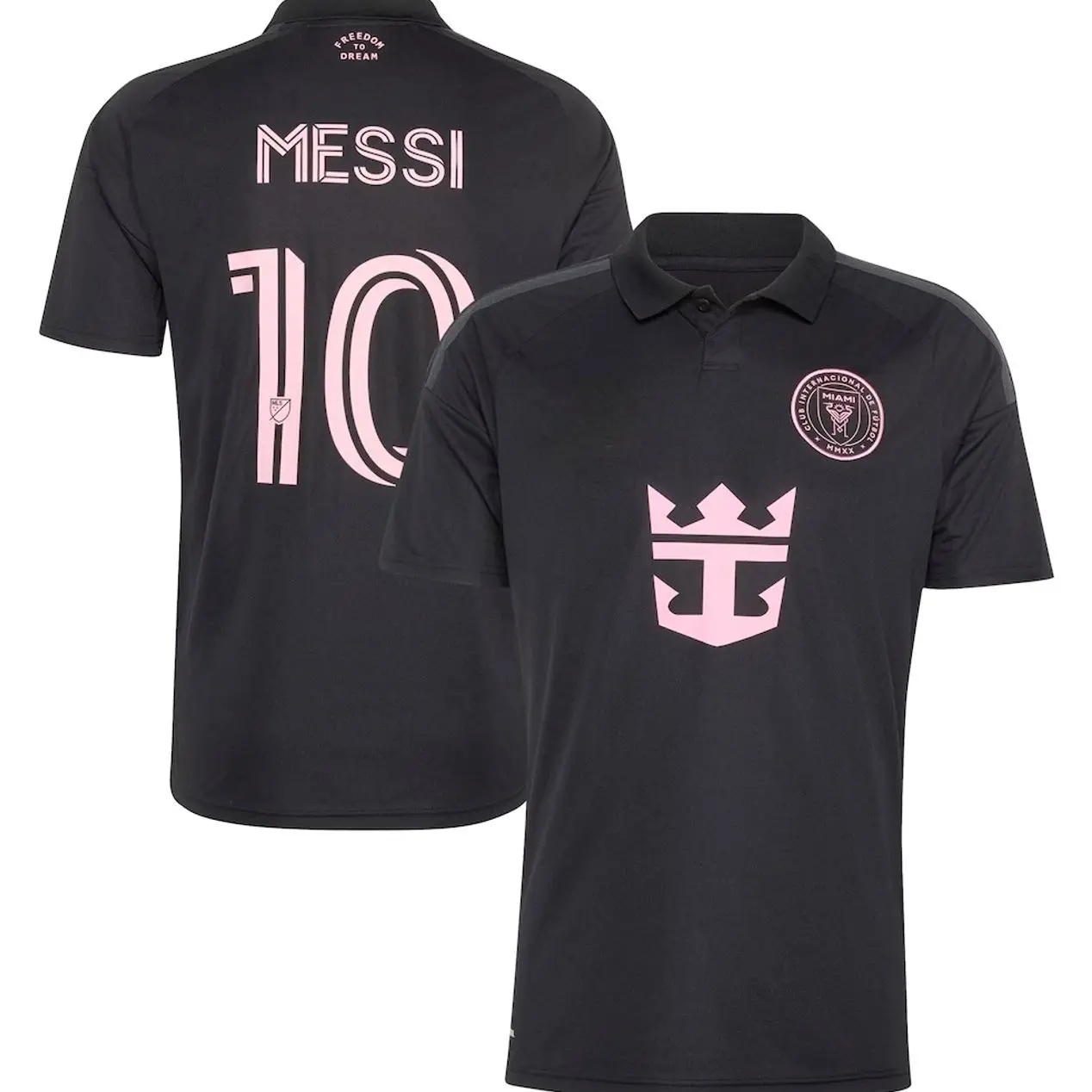 Unisex Red Soccer Jersey Personalized Name & Number Football Shirt Unisex Breathable Fan Style Tee 2026 Presagio Replica Jersey - Black