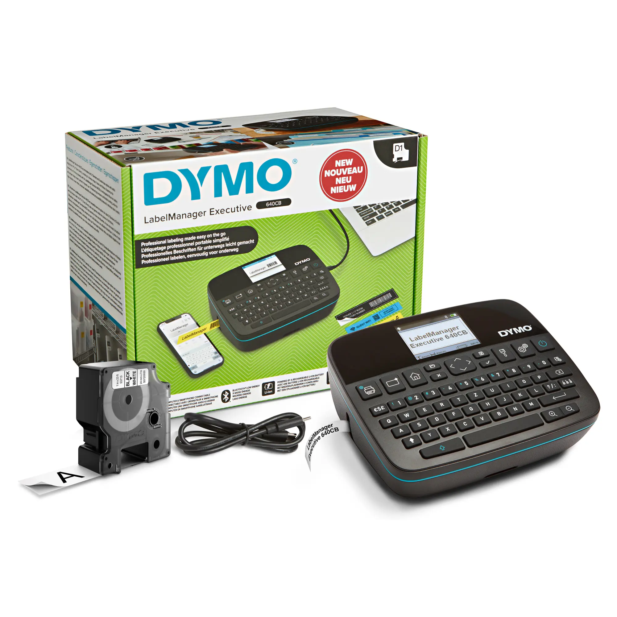 DYMO LabelManager Executive 640 CB Portable Label Printer