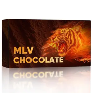MLV Chocolate – 8 Bars Artisan Mood-Enhancing Chocolate Bar with Natural Extracts & Cocoa Polyphenols – Supports Relaxation, Positivity & Daily Well-Being – Gluten-Free, Non-GMO (8 Bars) (1)