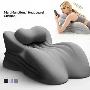 Bed sleep pillow with neck support for prone sleeping, headrest suitable for side sleepers, arm channel similar to a couple’s pillow, breathable memory foam cushion, soft and washable, a thoughtful home gift