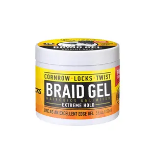All Day Locks Braid Gel Extreme Hold 5 Oz