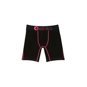 Ethika Black Roz Toddlers Staple - Soft 4-Way Stretch Fabric with Jacquard Waistband & No Pull-Down Design
