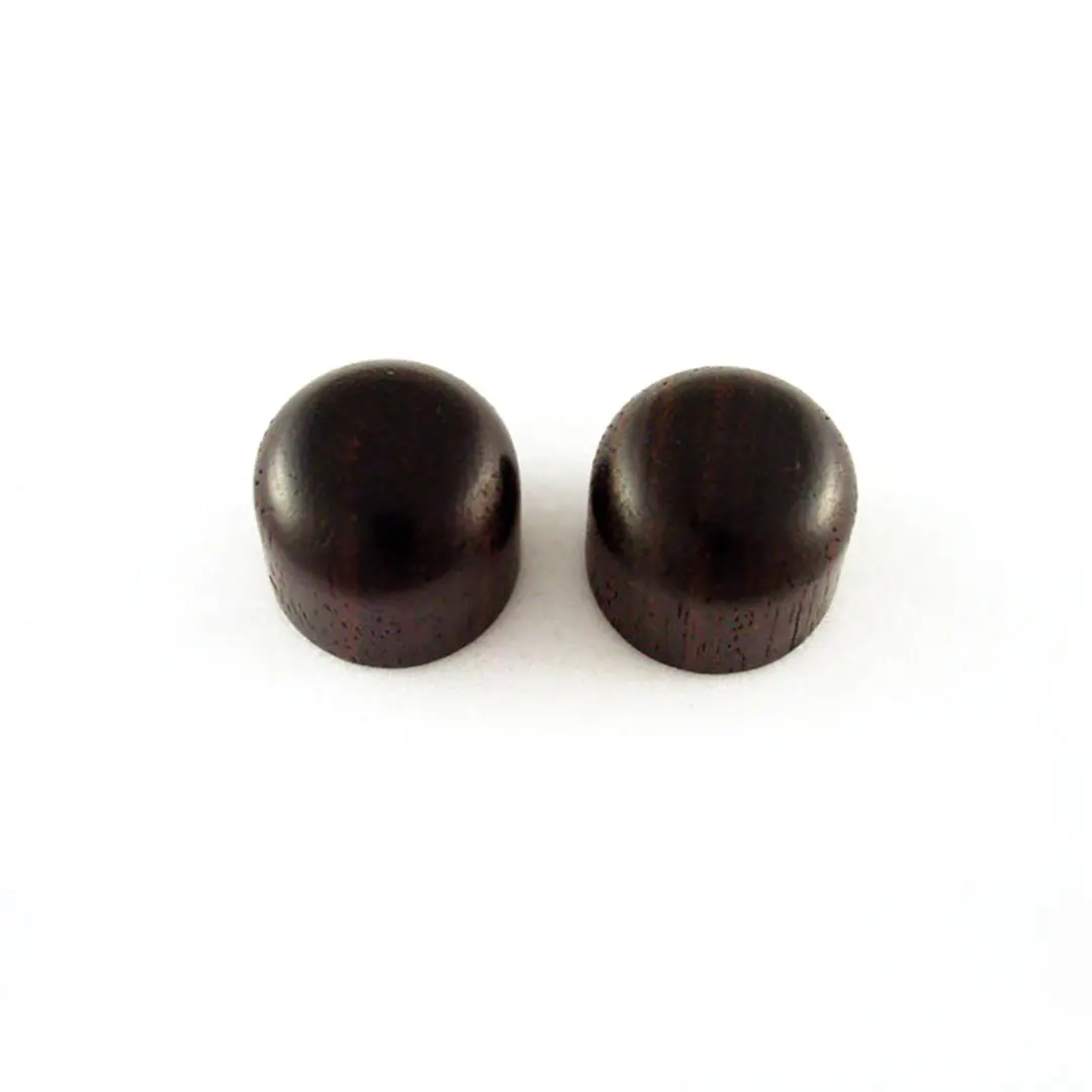 Allparts Dark Wooden Dome Knobs (2 pcs)