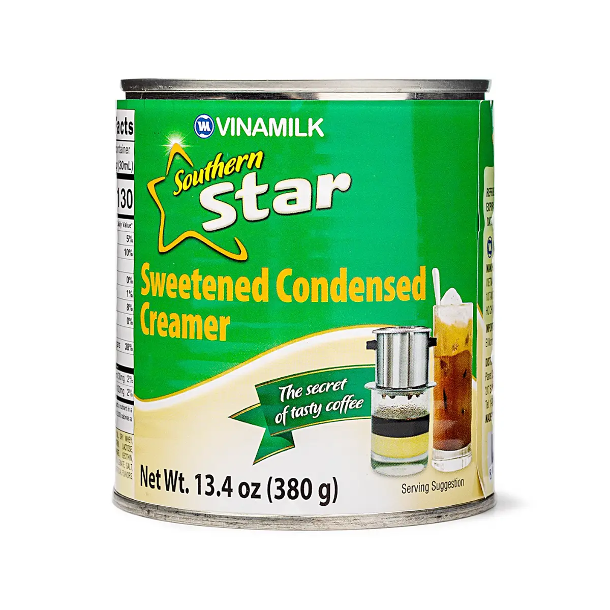 Vinamilk Brand Sweetened Condensed Creamer Can 380 g