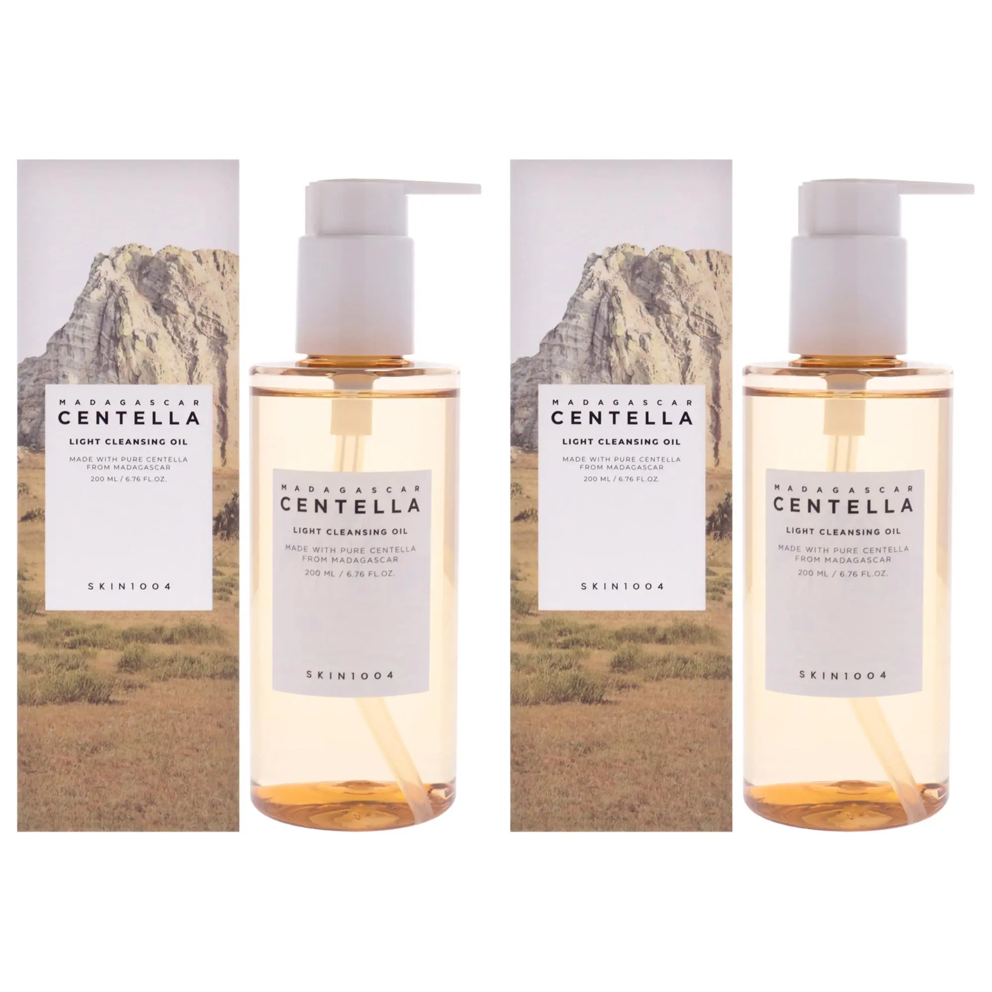 Skin1004 Madagascar Centella Light Facial Cleansing Oil for Women - 6.76 oz, Pack of 2