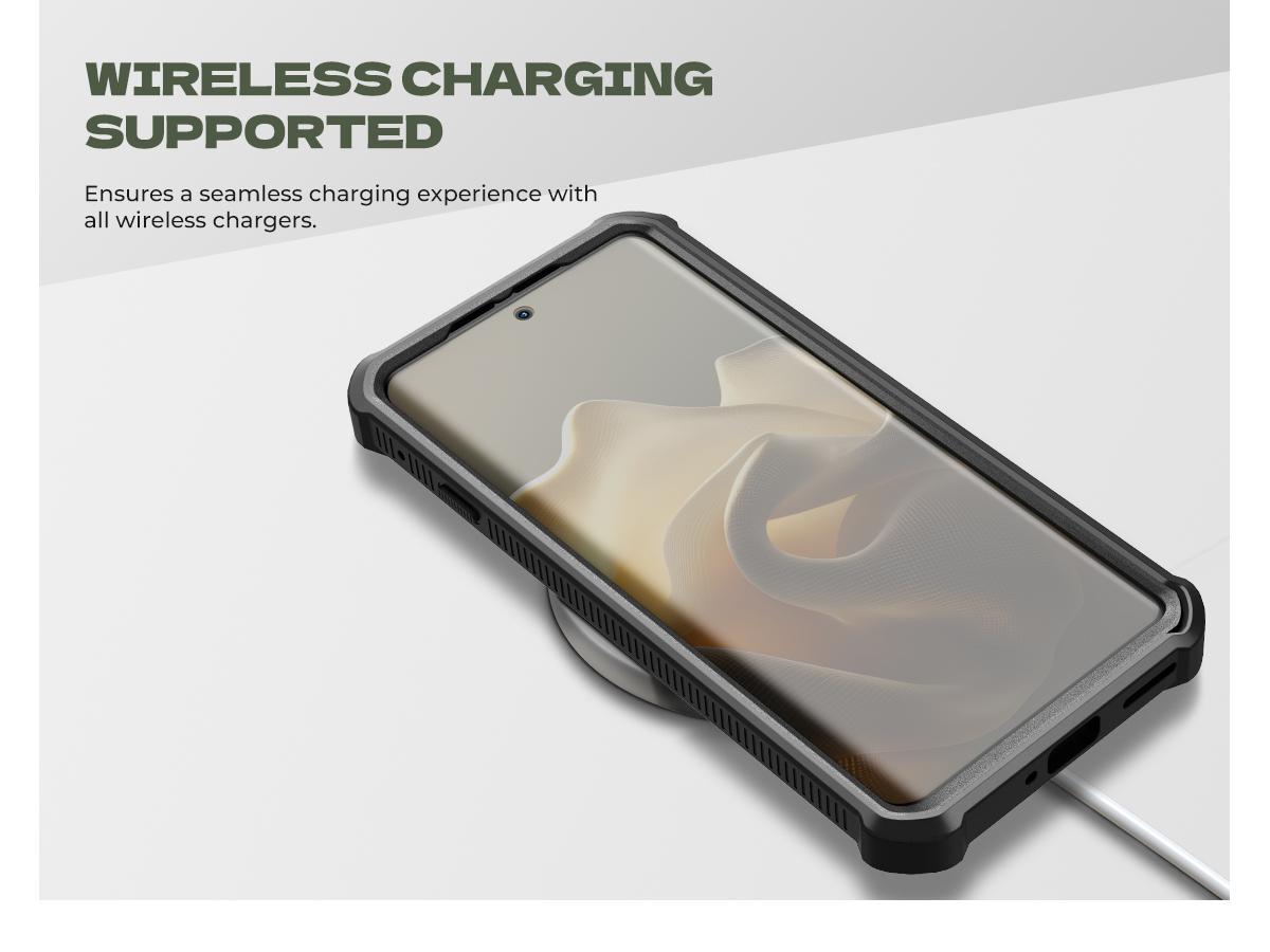 Dexnor for Motorola Moto Edge 2025 Case, [2 Front Frame] [Built-in Magnetic Slide Camera Cover & Kickstand] Heavy Duty Protection Shockproof Phone Case with Screen Protector, 6.7 inch