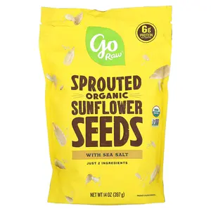 Go Raw Organic Sprouted Sunflower Seeds with Sea Salt, 14 oz (397 g)