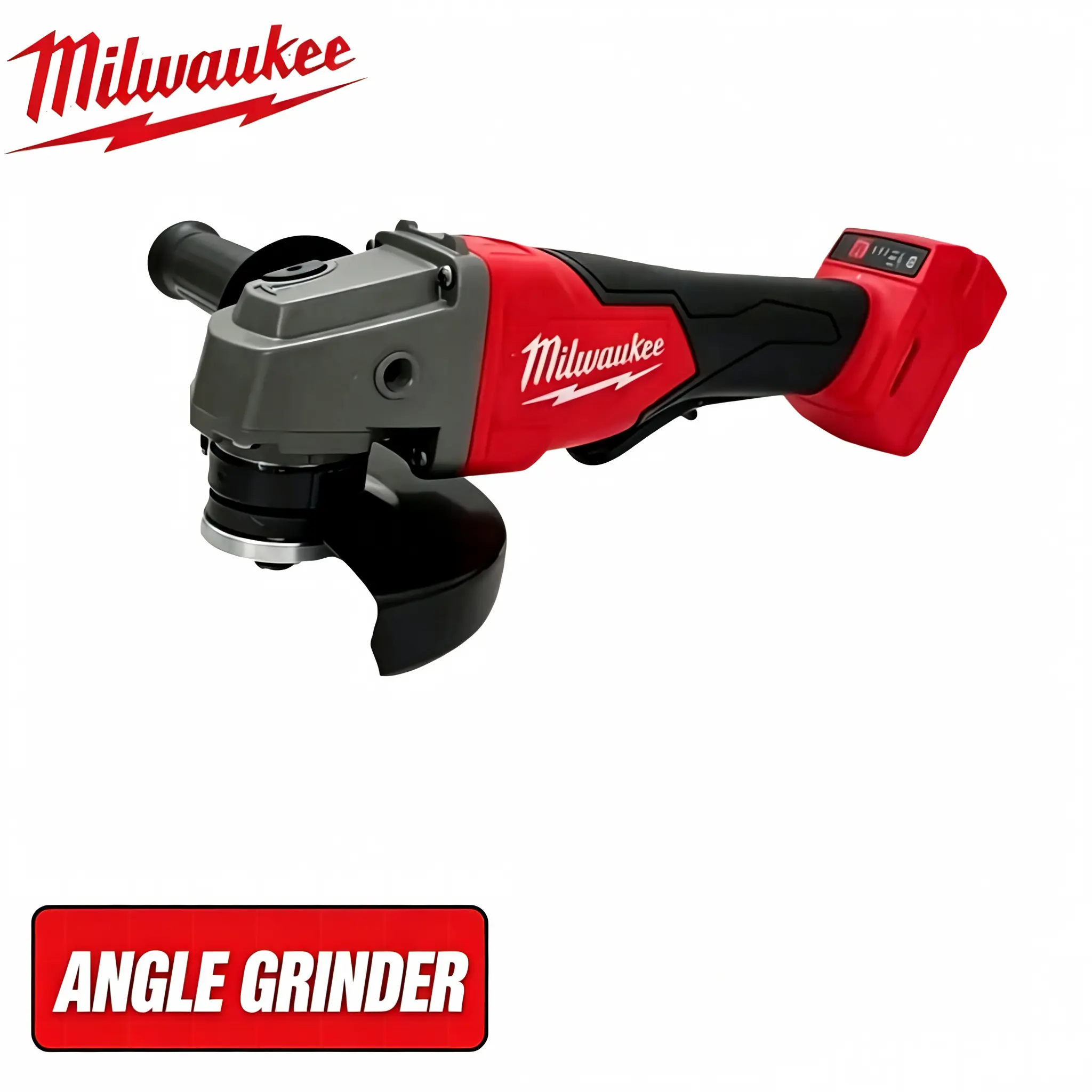 Milwaukee M18 Series Brushless Smooth Power Angle Grinder - Rechargeable Grinding Tool, 125mm (5in) Cordless Freedom Angle Grinding Machine, Adjustable Guard, Auxiliary Grip, 6.0Ah Batteries, Charger, Hard Storage Case Industrial Kit