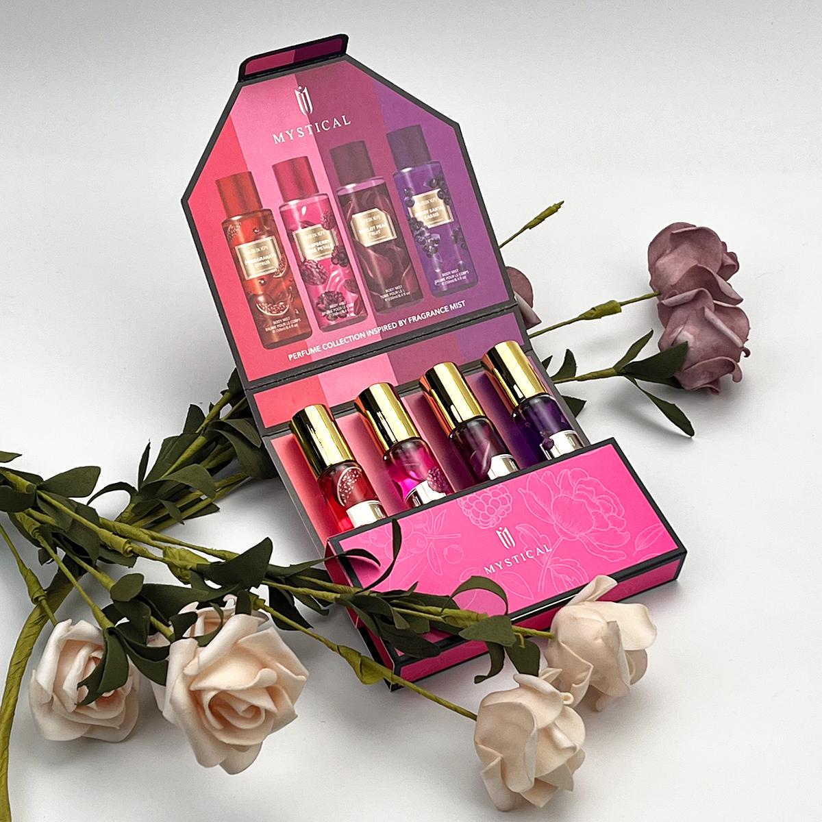 Women's mini Perfumes set,good girl perfume,Floral Fruity fragrance spray,Valentine's Day gift,20ml*4pcs