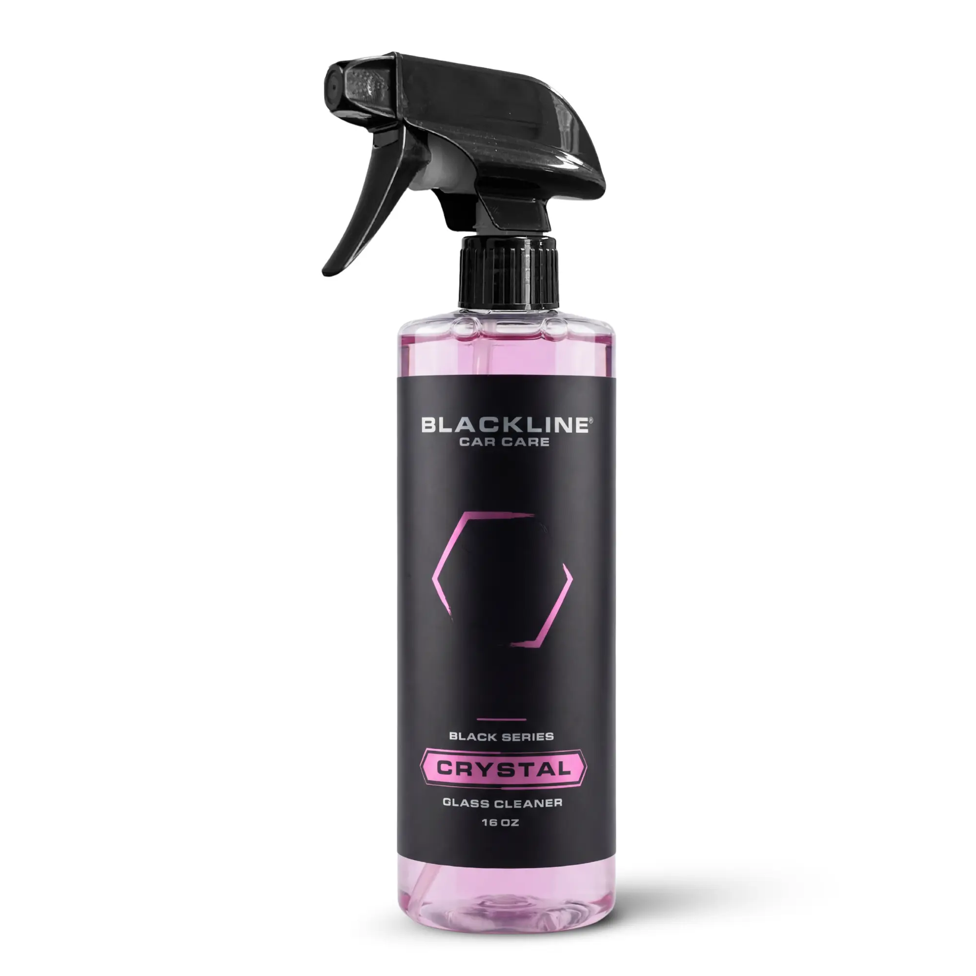 BLACKLINE CRYSTAL GLASS CLEANER - Streak Free, Ammonia Free Glass Cleaner For Windows, Screens, & Dashboards