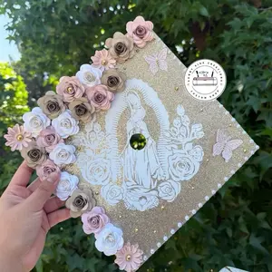 Virgin Mary Graduation Cap