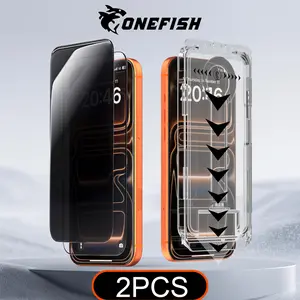 One Fish Screen Protector 2 Pack for iPhone Samsung Privacy Screen Dust Protection for Earpiece Crystal Clear Easy Installation